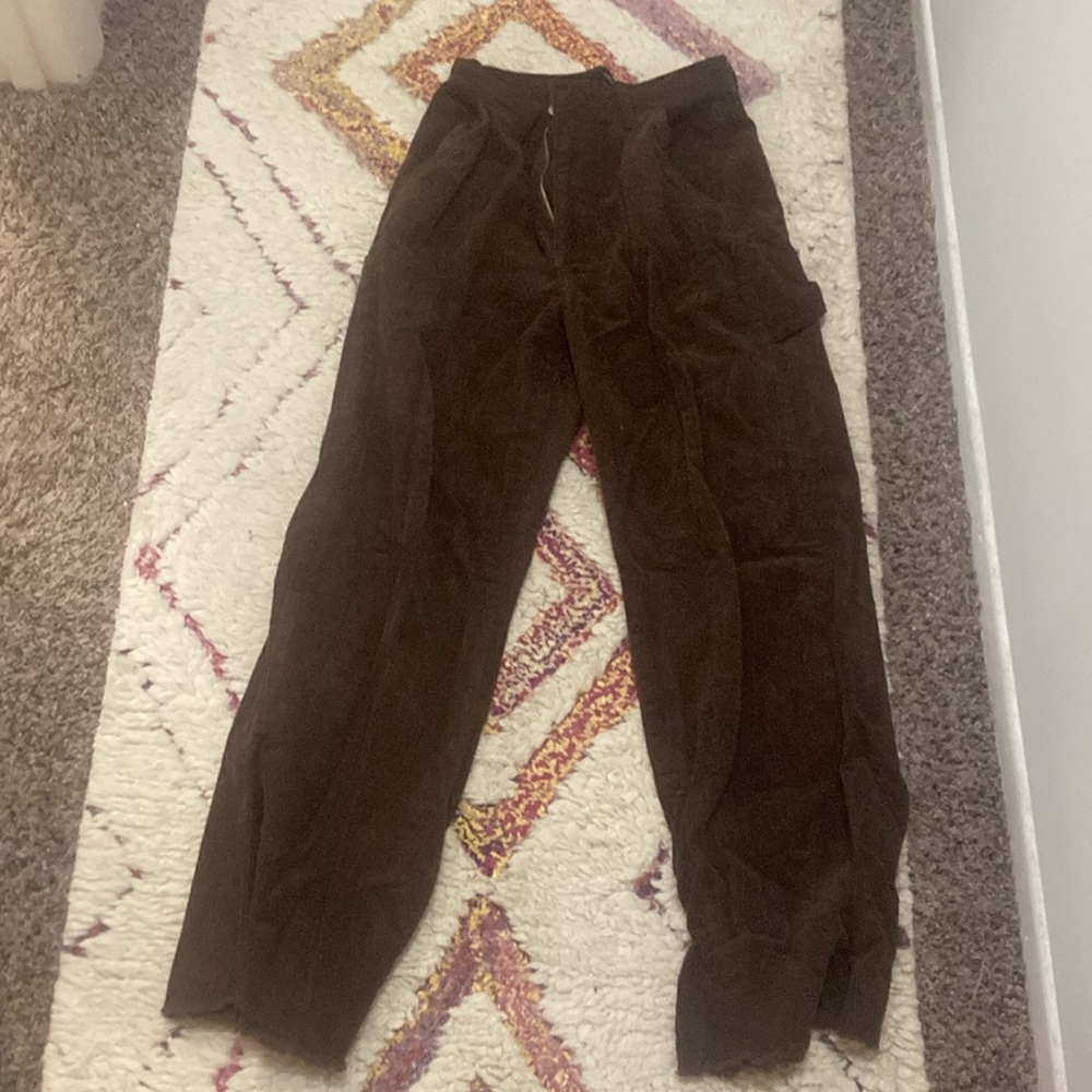 Brown corduroy jeans